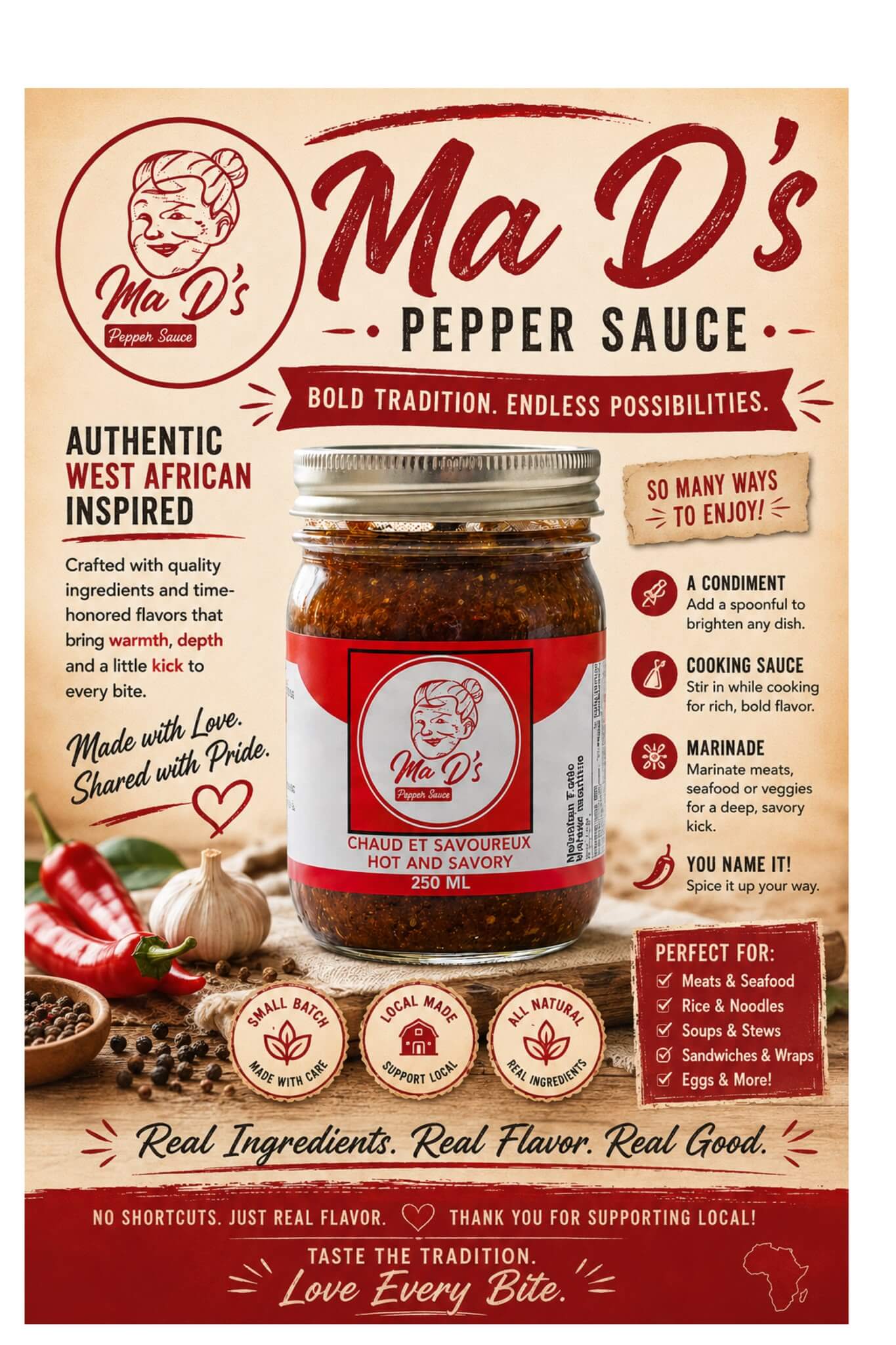 Maddy's sauce